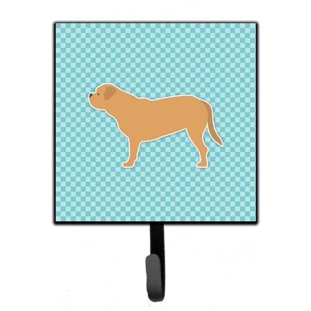 Carolines Treasures Dogue de Bordeaux Checkerboard Blue Leash or Key Holder BB3770SH4